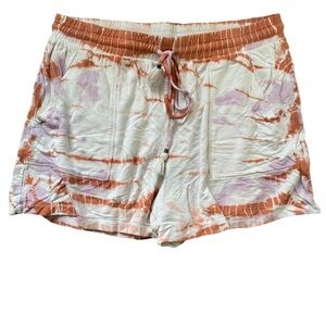 Knox rose tie dye shorts